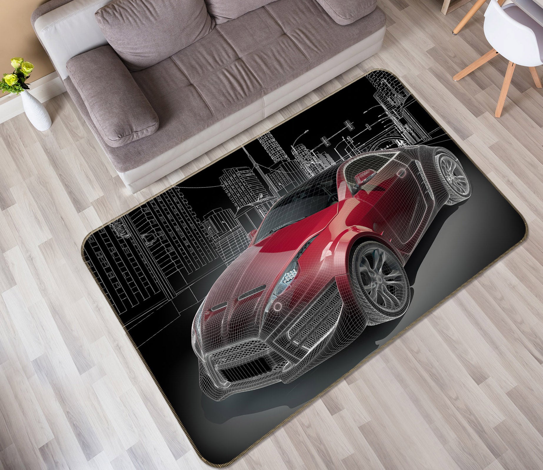 3D Car 38203 Vehicle Non Slip Rug Mat