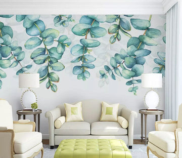 3D Green Leaf 2153 Wall Murals Wallpaper AJ Wallpaper 2 