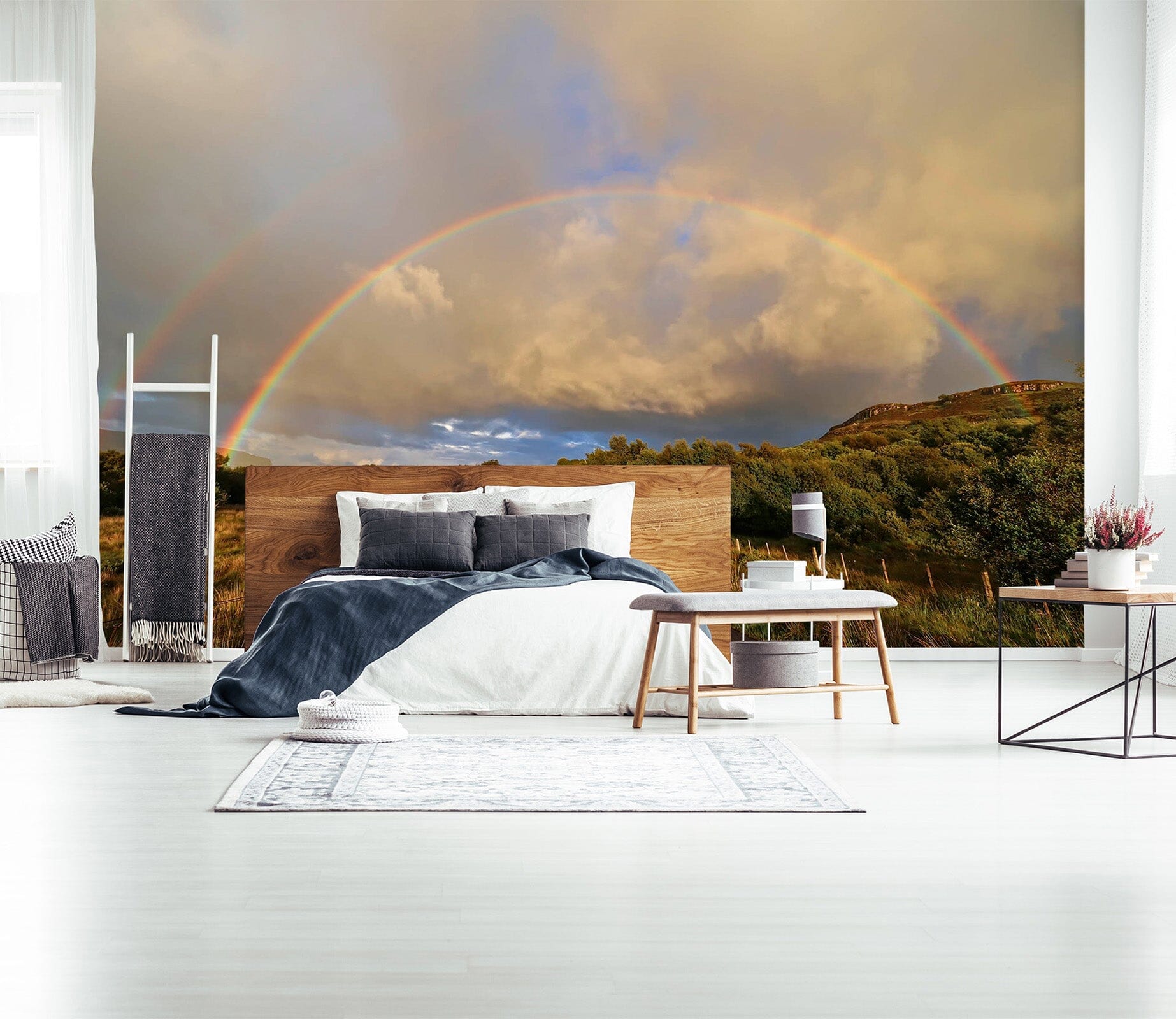 3D Rainbow Forest 119 Jerry LoFaro Wall Mural Wall Murals Wallpaper AJ Wallpaper 2 