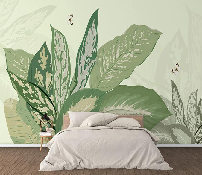 3D Leaves 1590 Wall Murals Wallpaper AJ Wallpaper 2 