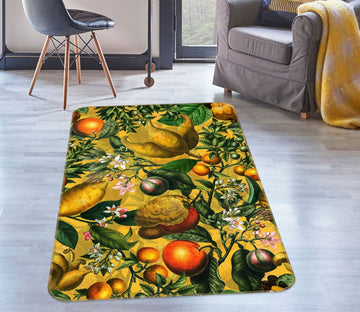 3D Golden Oranges 186 Uta Naumann Rug Non Slip Rug Mat Mat AJ Creativity Home 