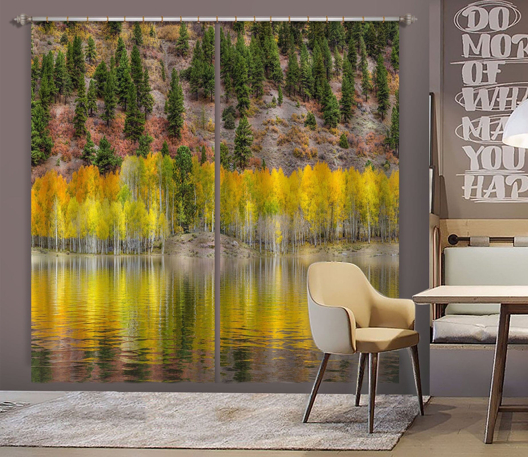 3D Forest Landscape 037 Marco Carmassi Curtain Curtains Drapes Curtains AJ Creativity Home 