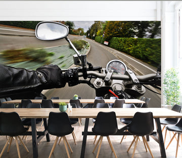 3D Motorcycle Plant 125 Vehicle Wall Murals