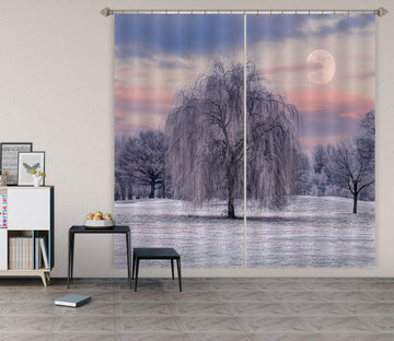 3D Snow Willow 6313 Assaf Frank Curtain Curtains Drapes