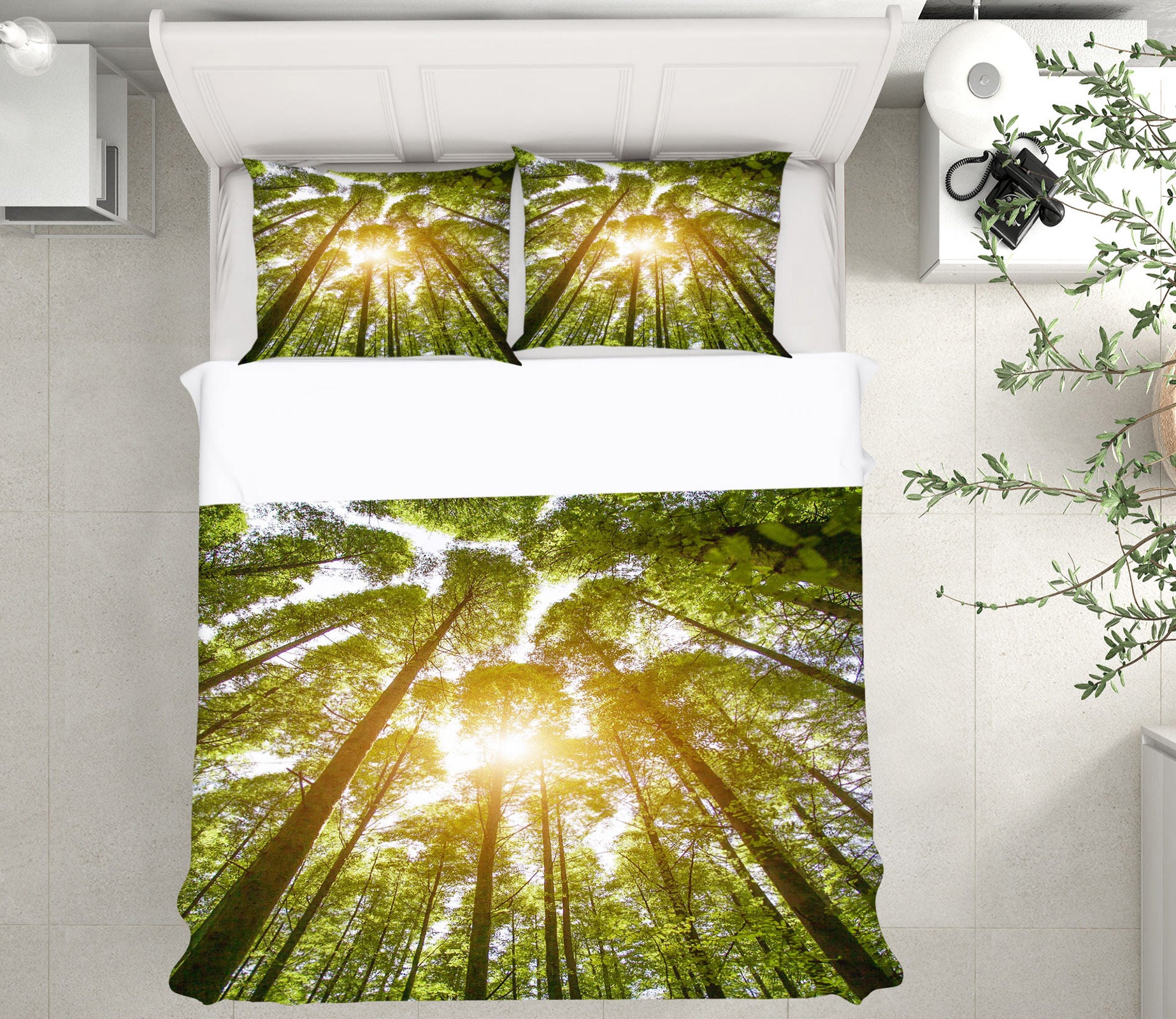 3D Woods Sunshine 16114 Bed Pillowcases Quilt