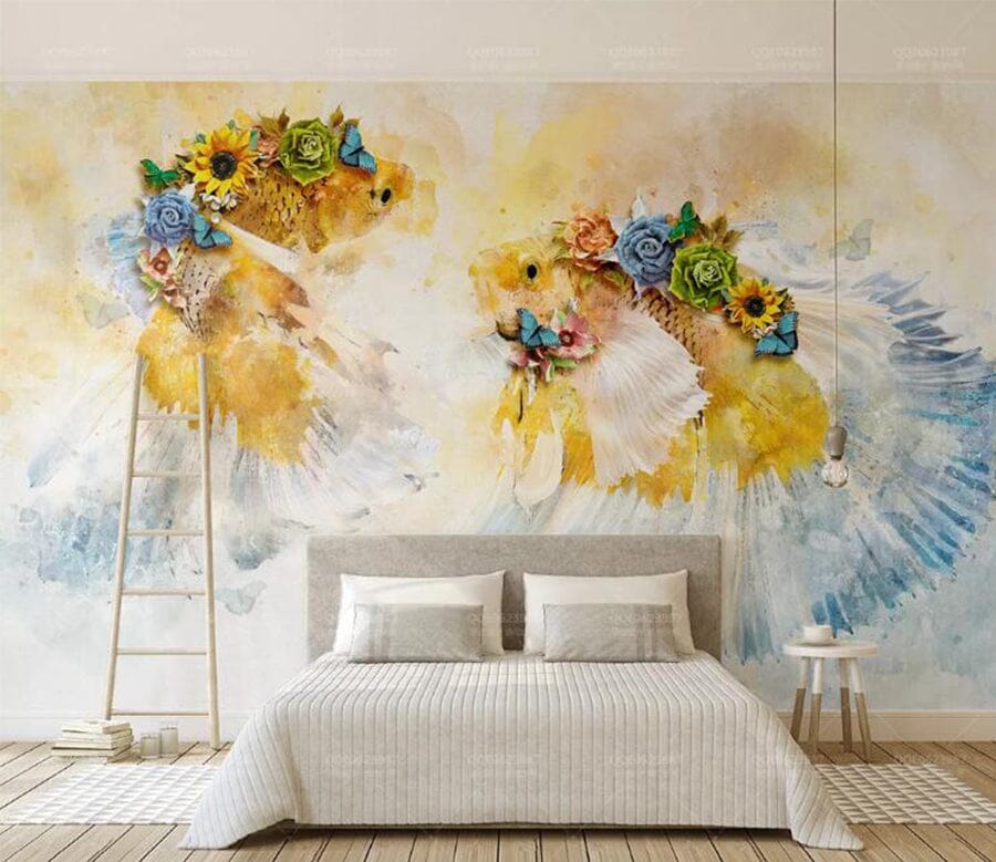 3D Colored Garland WC199 Wall Murals Wallpaper AJ Wallpaper 2 