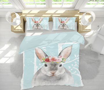 3D Rabbit 18118 Uta Naumann Bedding Bed Pillowcases Quilt