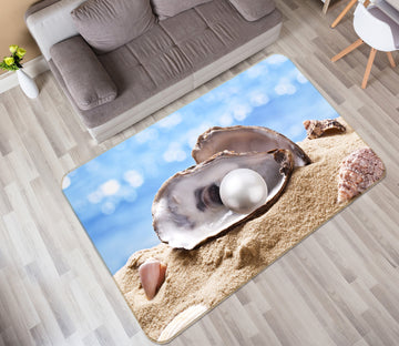 3D Shell Pearl 65077 Non Slip Rug Mat