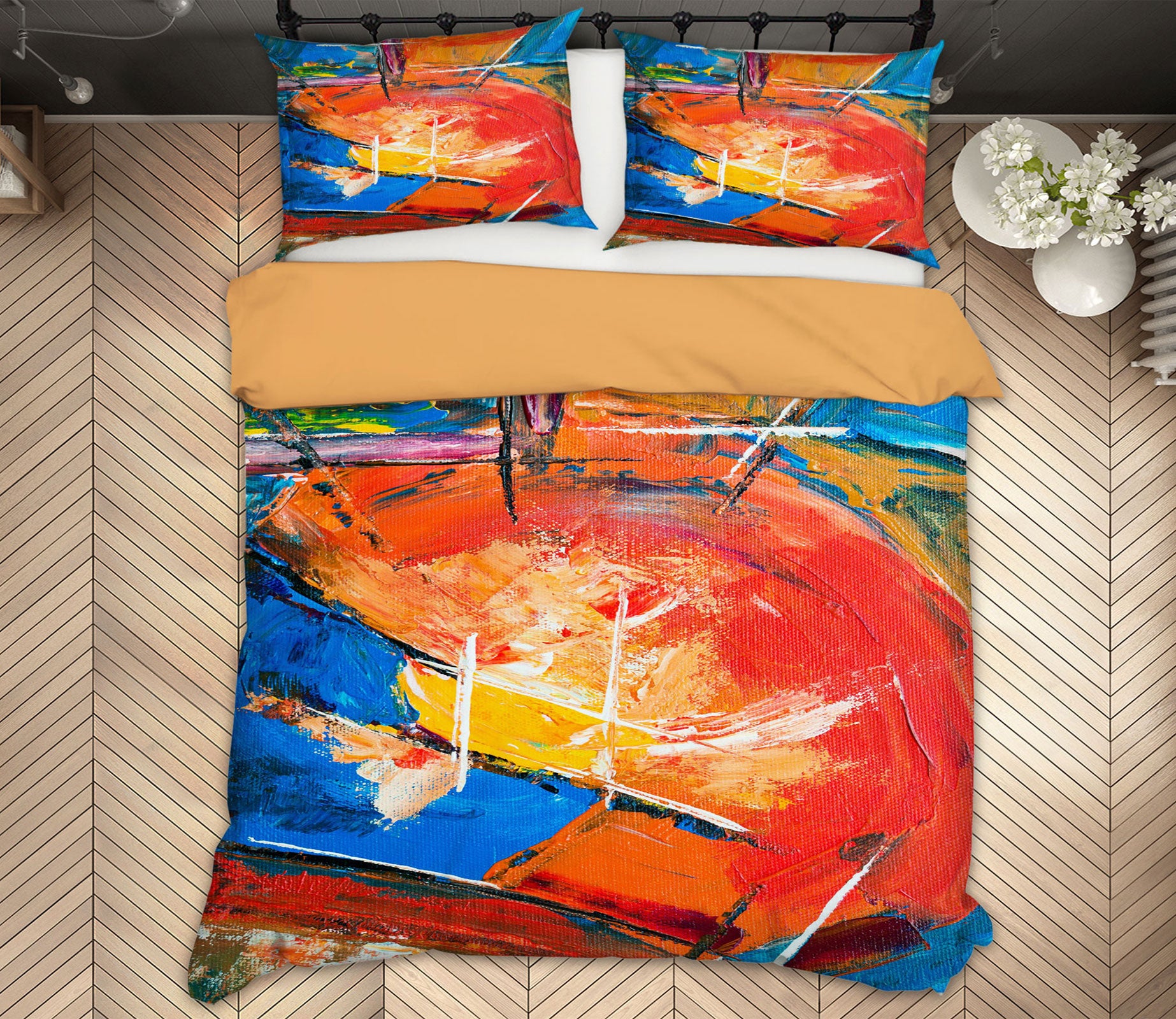 3D Colorful 59082 Bed Pillowcases Quilt