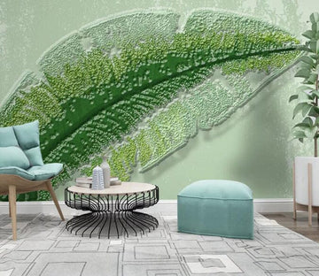 3D Green Leaf 3050 Wall Murals Wallpaper AJ Wallpaper 2 