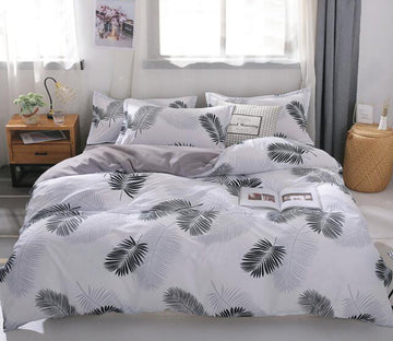 3D Feather 12097 Bed Pillowcases Quilt