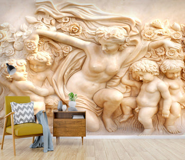 3D Carving Art 1413 Wall Murals Wallpaper AJ Wallpaper 2 