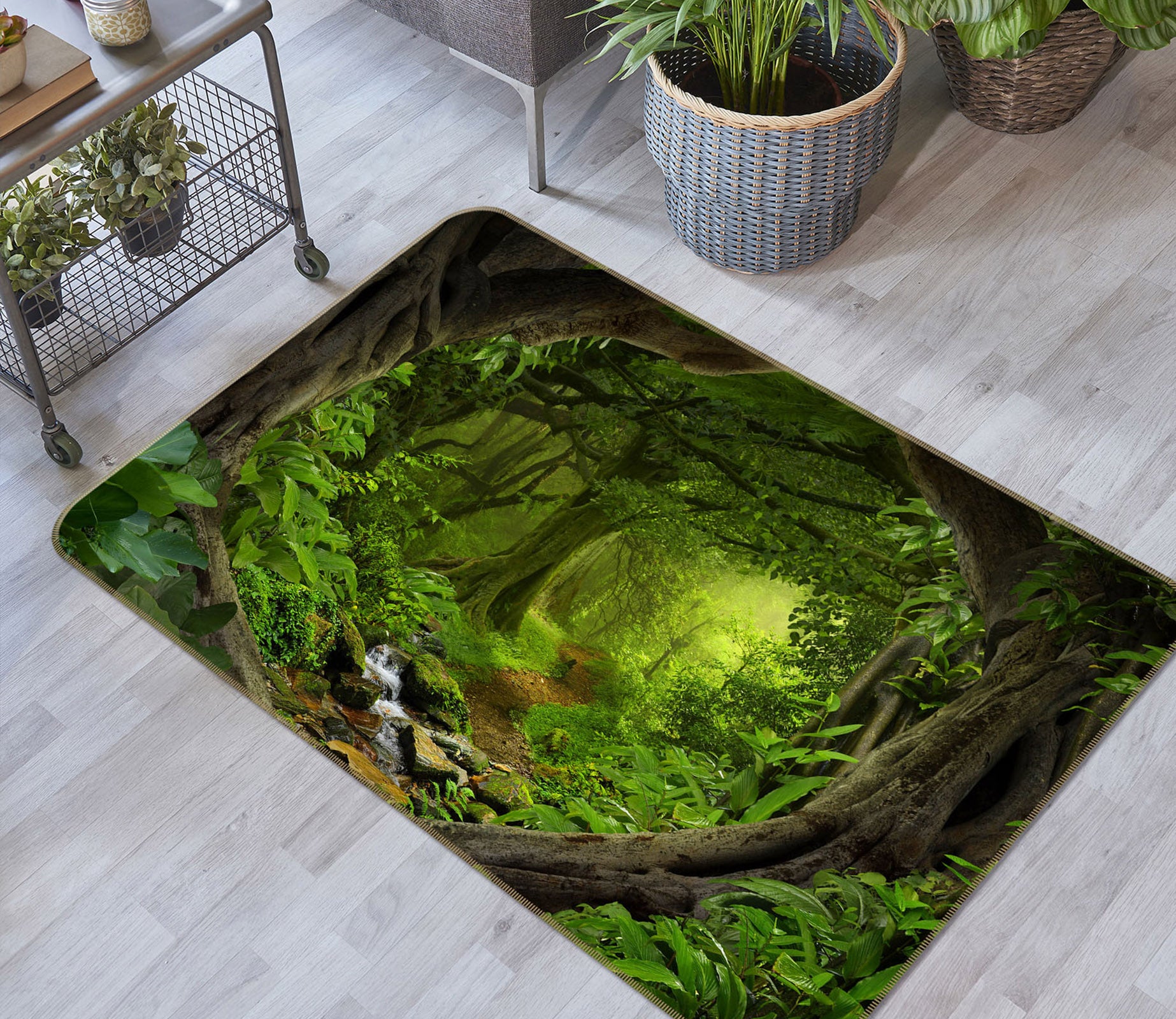3D Forest 34147 Non Slip Rug Mat