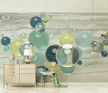 3D Green Sphere WC121 Wall Murals Wallpaper AJ Wallpaper 2 