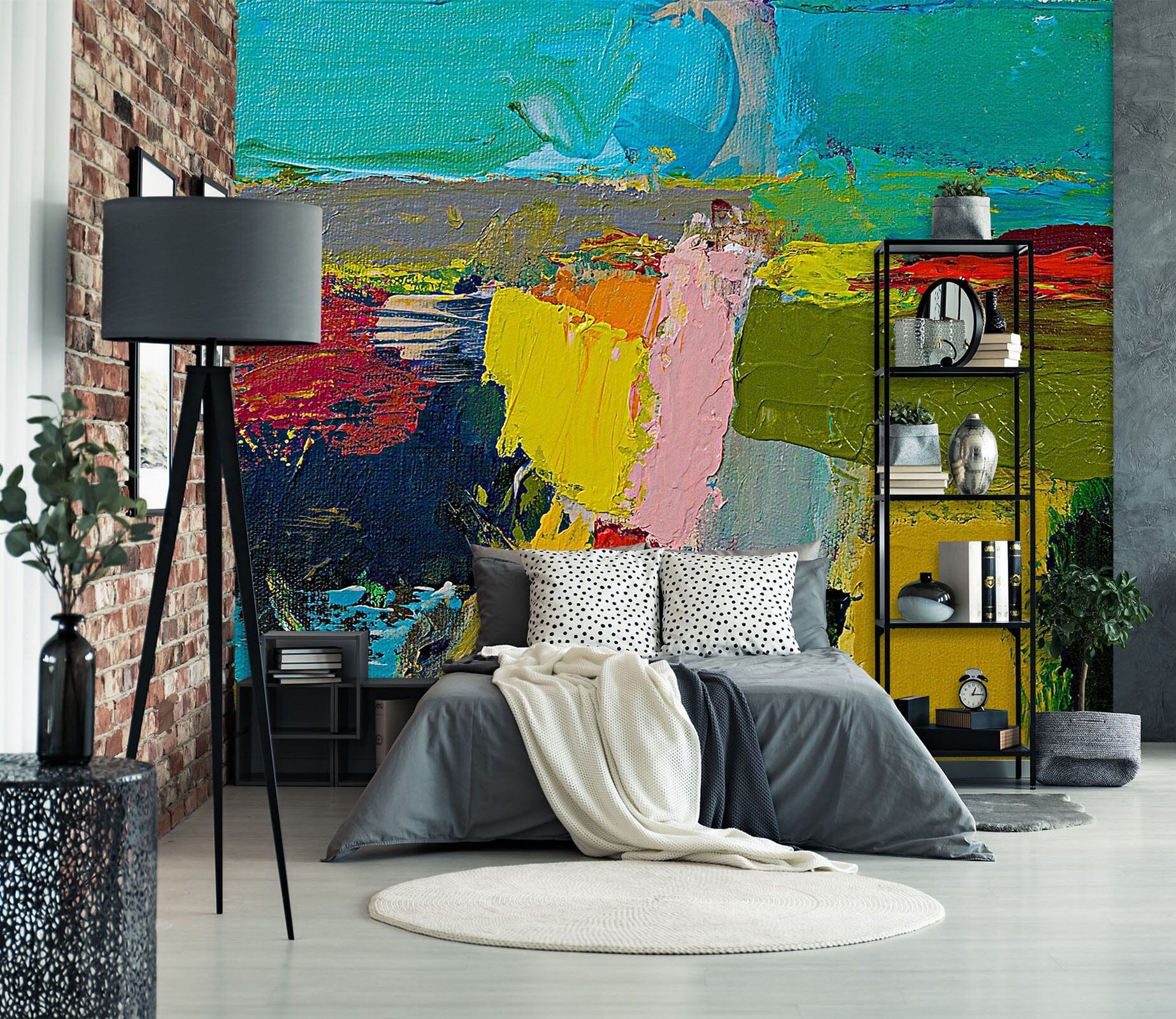 3D Colored Field 191 Allan P. Friedlander Wall Mural Wall Murals Wallpaper AJ Wallpaper 2 