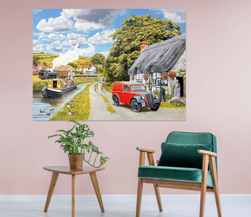3D Parcel For Canal Cottage 054 Trevor Mitchell Wall Sticker Wallpaper AJ Wallpaper 2 