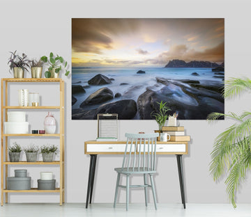 3D Sea Stones 185 Marco Carmassi Wall Sticker Wallpaper AJ Wallpaper 2 