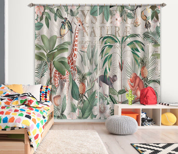 3D Animal Home 077 Andrea haase Curtain Curtains Drapes Curtains AJ Creativity Home 