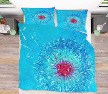 3D Blue Dandelion 489 Skromova Marina Bedding Bed Pillowcases Quilt