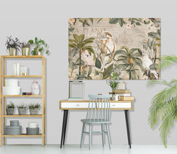 3D Forest Parrot 044 Andrea haase Wall Sticker Wallpaper AJ Wallpaper 2 