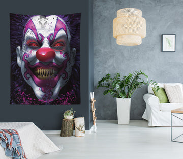 3D Clown 121181 Tom Wood Tapestry Hanging Cloth Hang