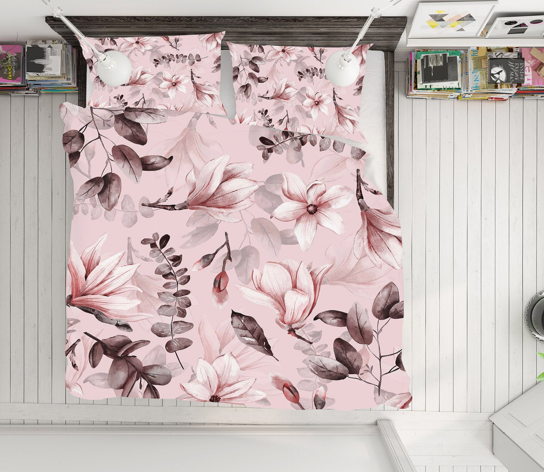 3D Red Lily 080 Uta Naumann Bedding Bed Pillowcases Quilt