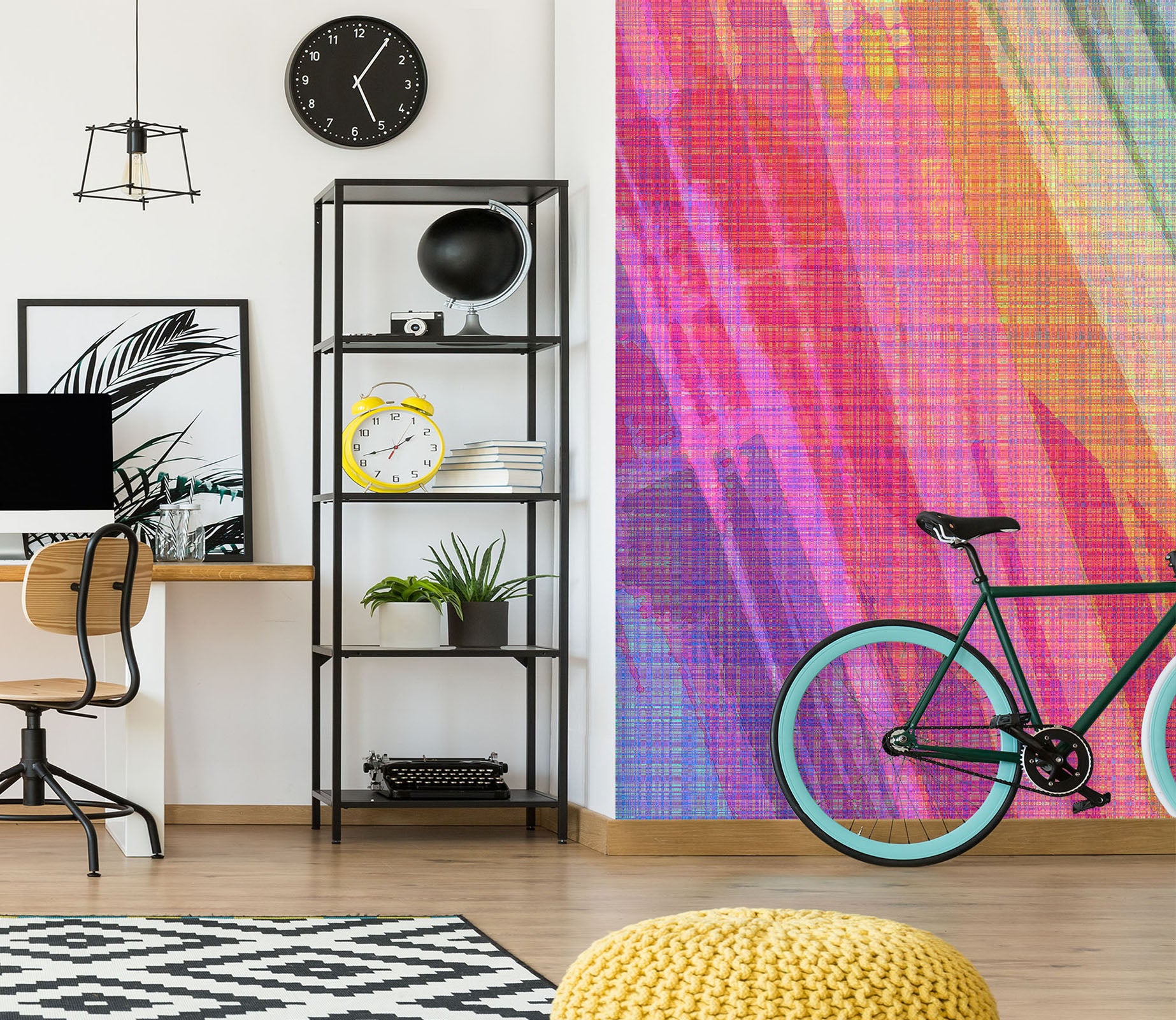 3D Abstract Rainbow 70125 Shandra Smith Wall Mural Wall Murals