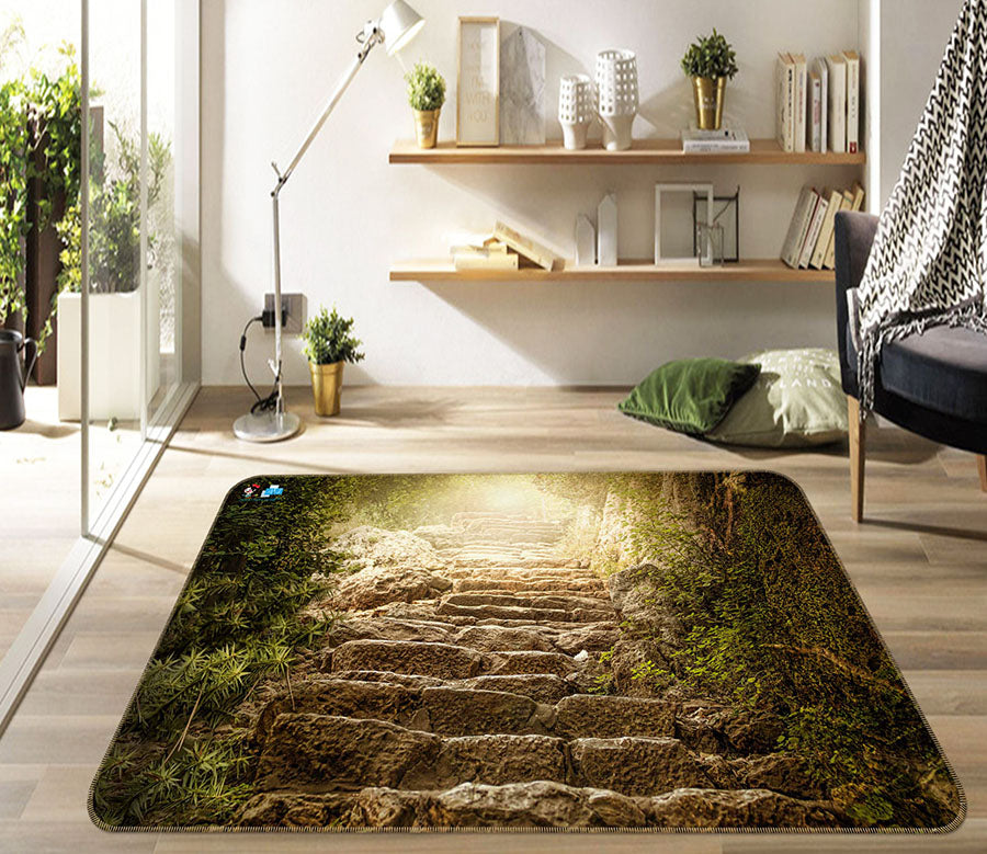 3D Stone Stairs 66075 Non Slip Rug Mat