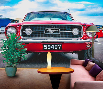 3D Atuo Sky 912 Vehicle Wall Murals Wallpaper AJ Wallpaper 2 