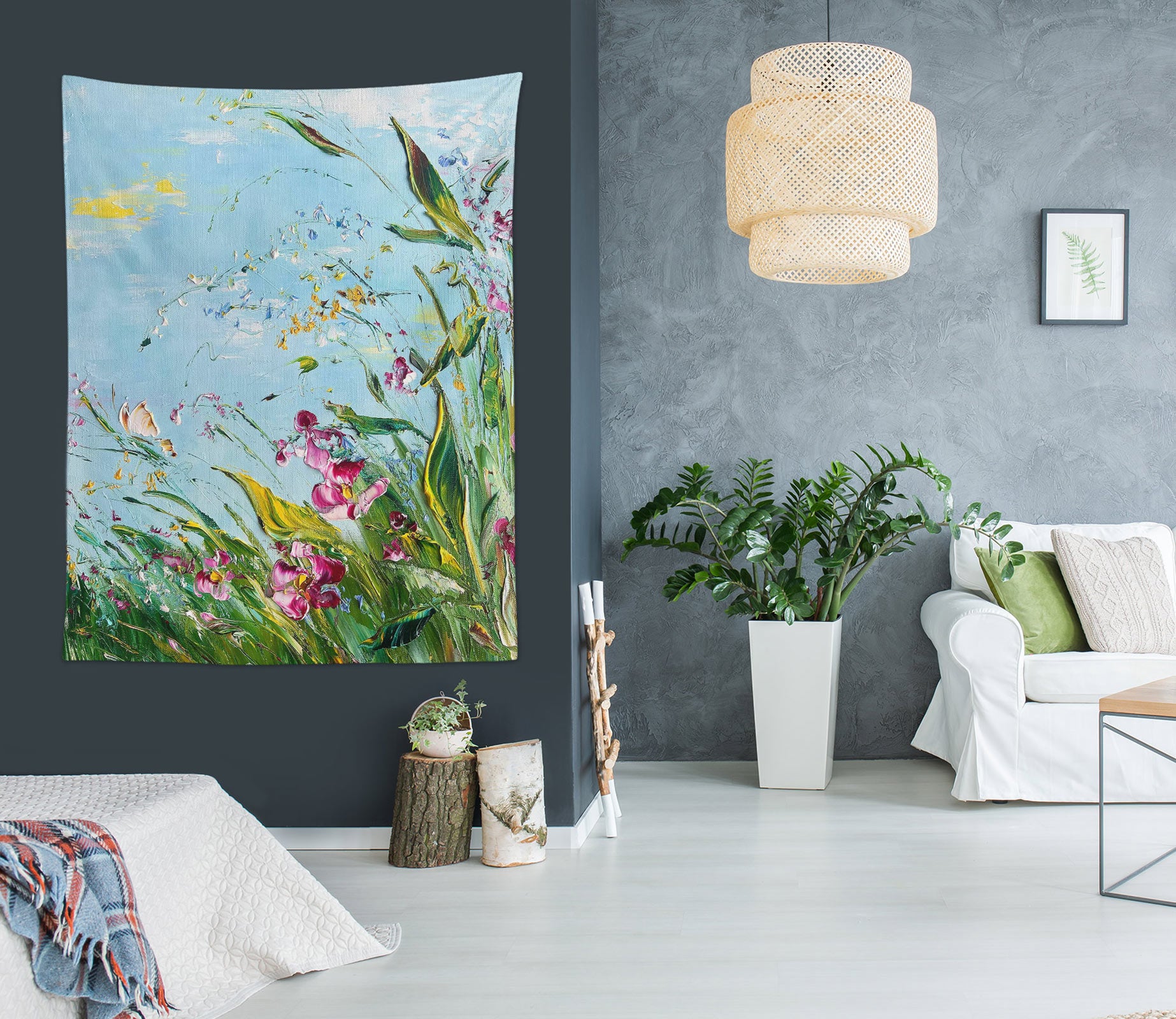 3D Yellow Tiger 3512 Skromova Marina Tapestry Hanging Cloth Hang