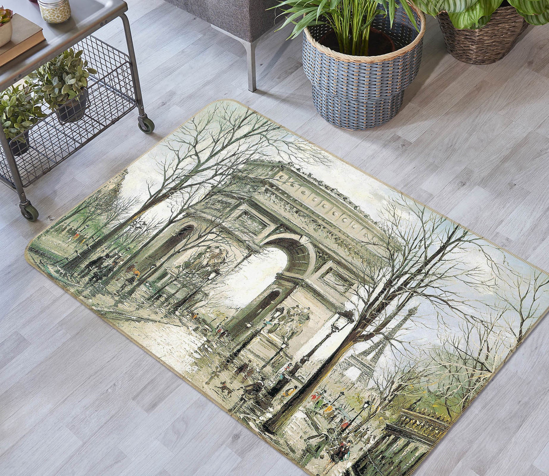 3D Building Door 33163 Non Slip Rug Mat
