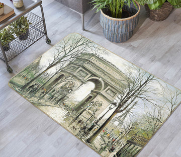 3D Building Door 33163 Non Slip Rug Mat