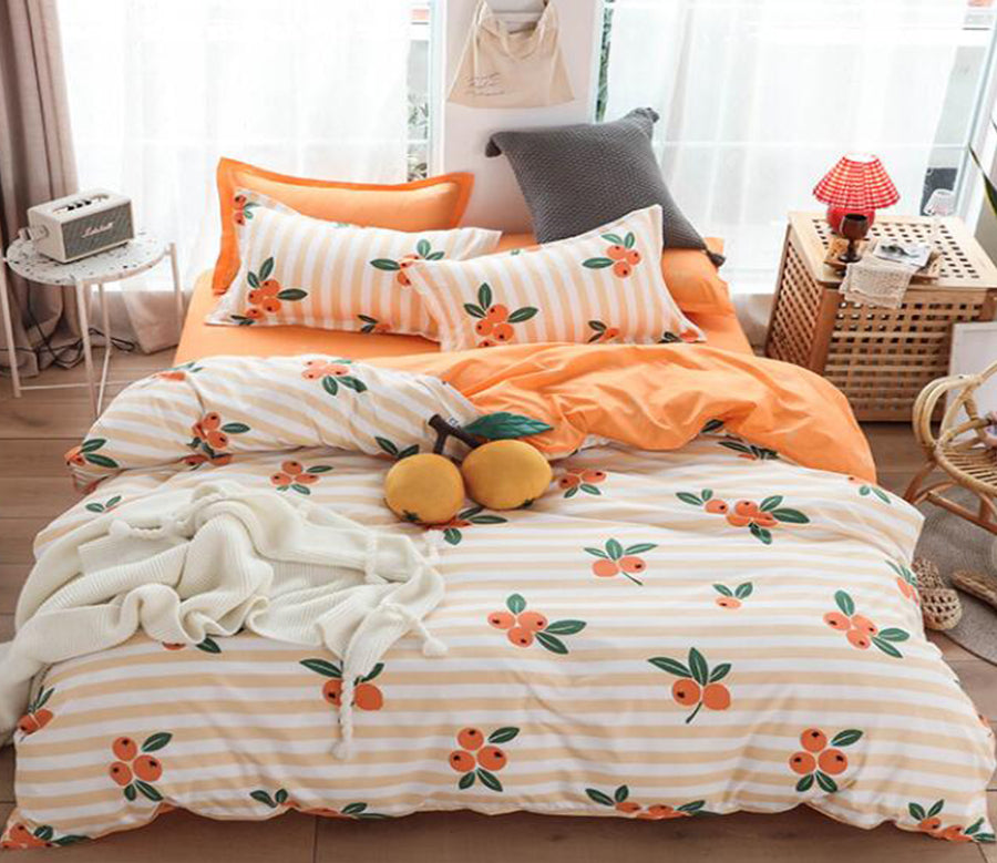 3D Loquat Pattern 12129 Bed Pillowcases Quilt