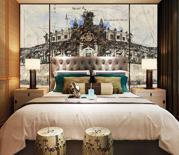 3D Grey City 1346 Wall Murals Wallpaper AJ Wallpaper 2 