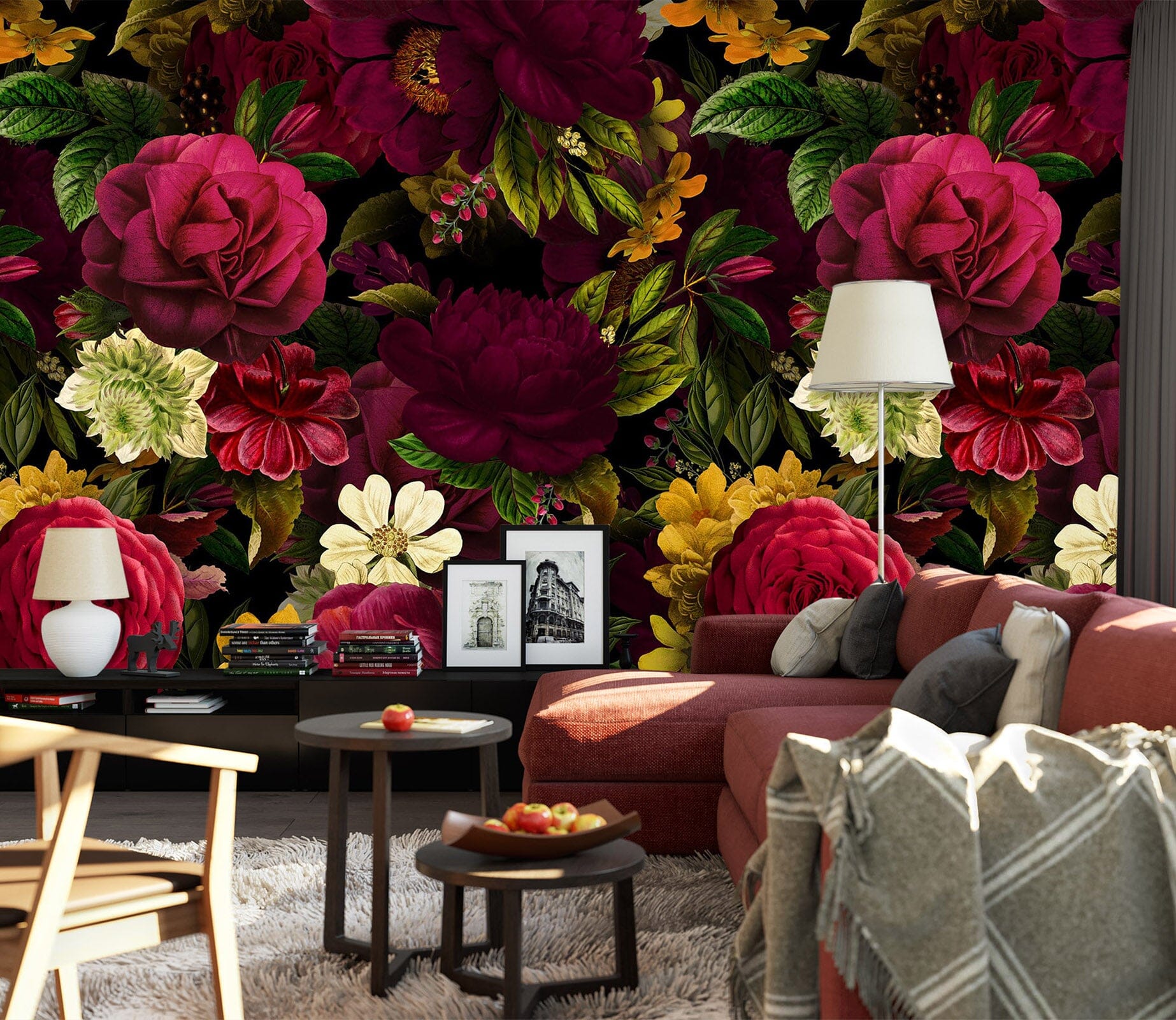 3D Frosty Rose 1399 Uta Naumann Wall Mural Wall Murals Wallpaper AJ Wallpaper 2 