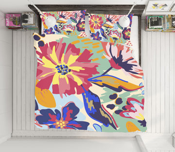 3D Flower 60171 Bed Pillowcases Quilt