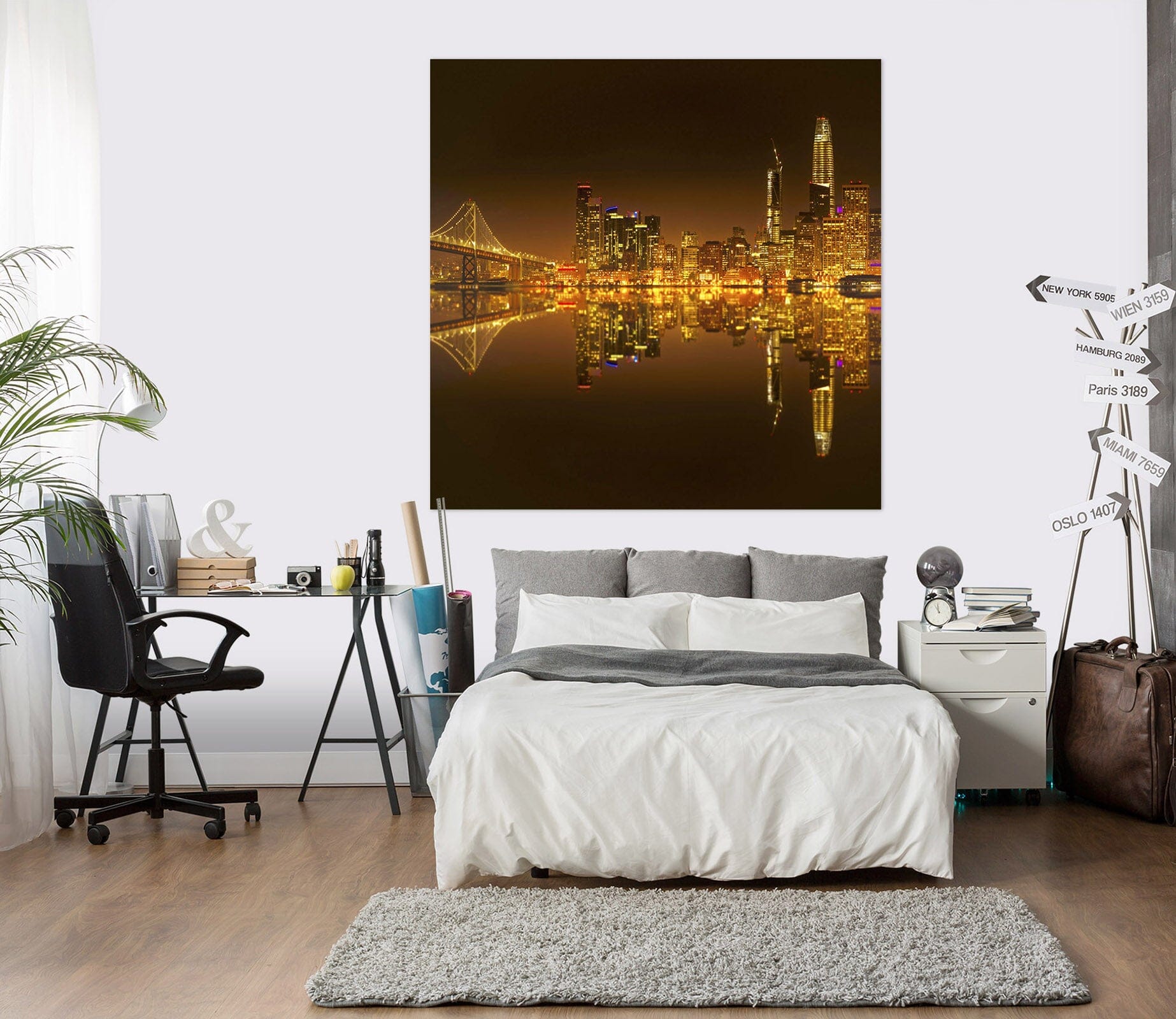 3D Golden Heart 130 Marco Carmassi Wall Sticker Wallpaper AJ Wallpaper 2 