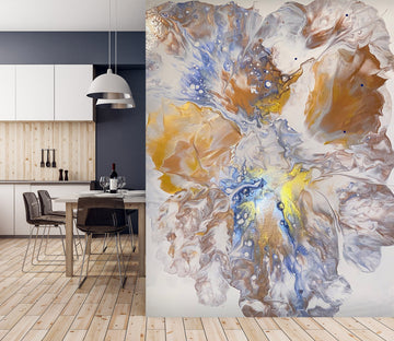 3D Flowers In Water 6899 Valerie Latrice Wall Mural Wall Murals