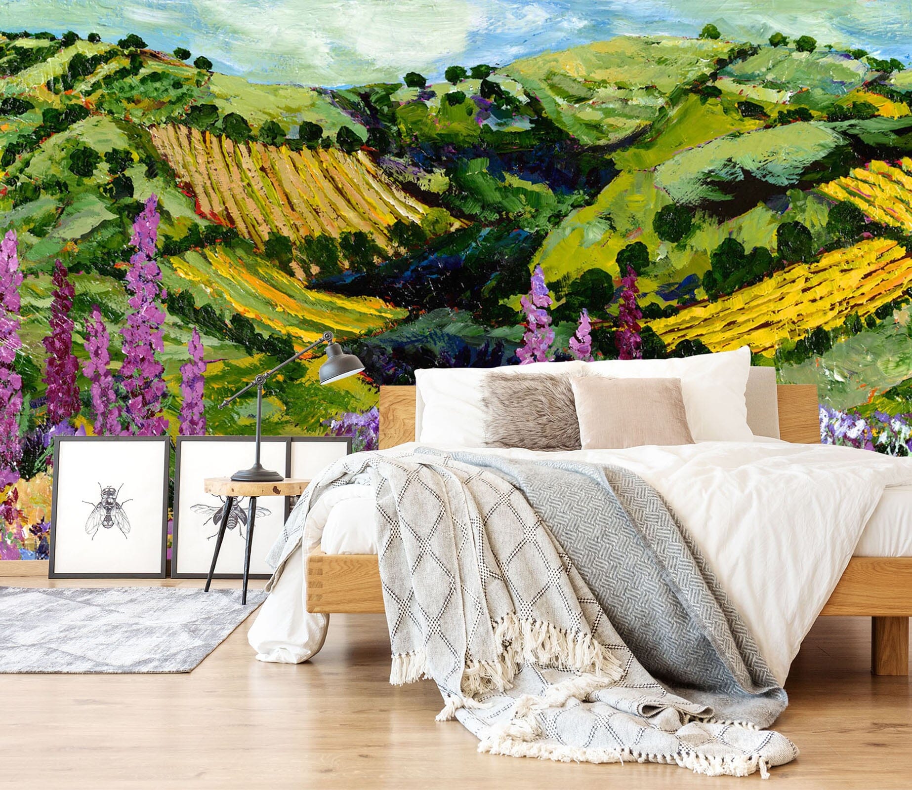 3D Colorful Garden 126 Allan P. Friedlander Wall Mural Wall Murals Wallpaper AJ Wallpaper 2 