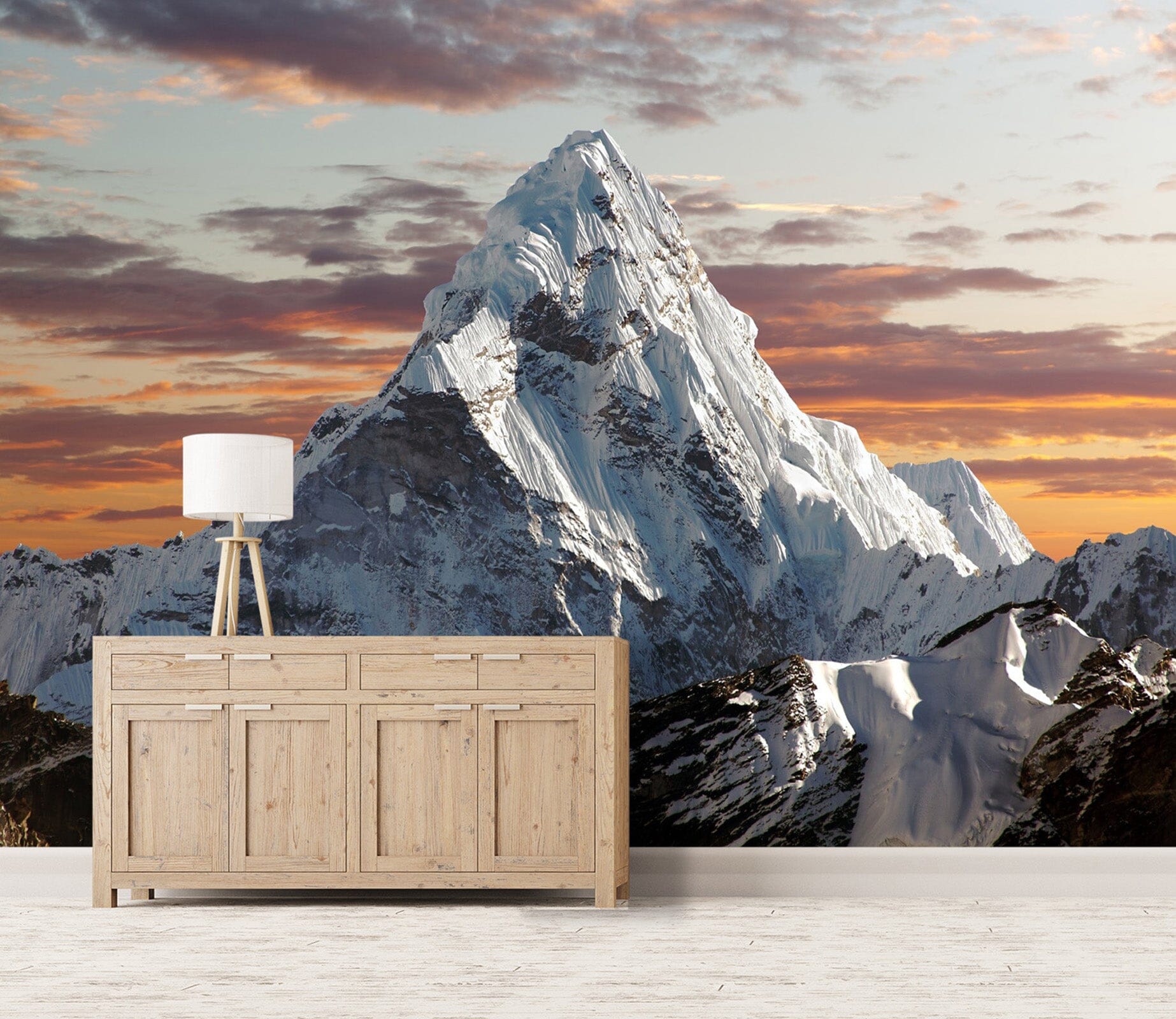 3D Snow Mountain 119 Wall Murals Wallpaper AJ Wallpaper 2 