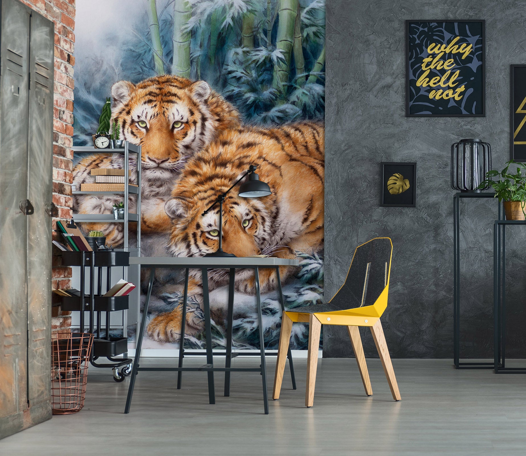 3D Forest Tiger 5506 Kayomi Harai Wall Mural Wall Murals