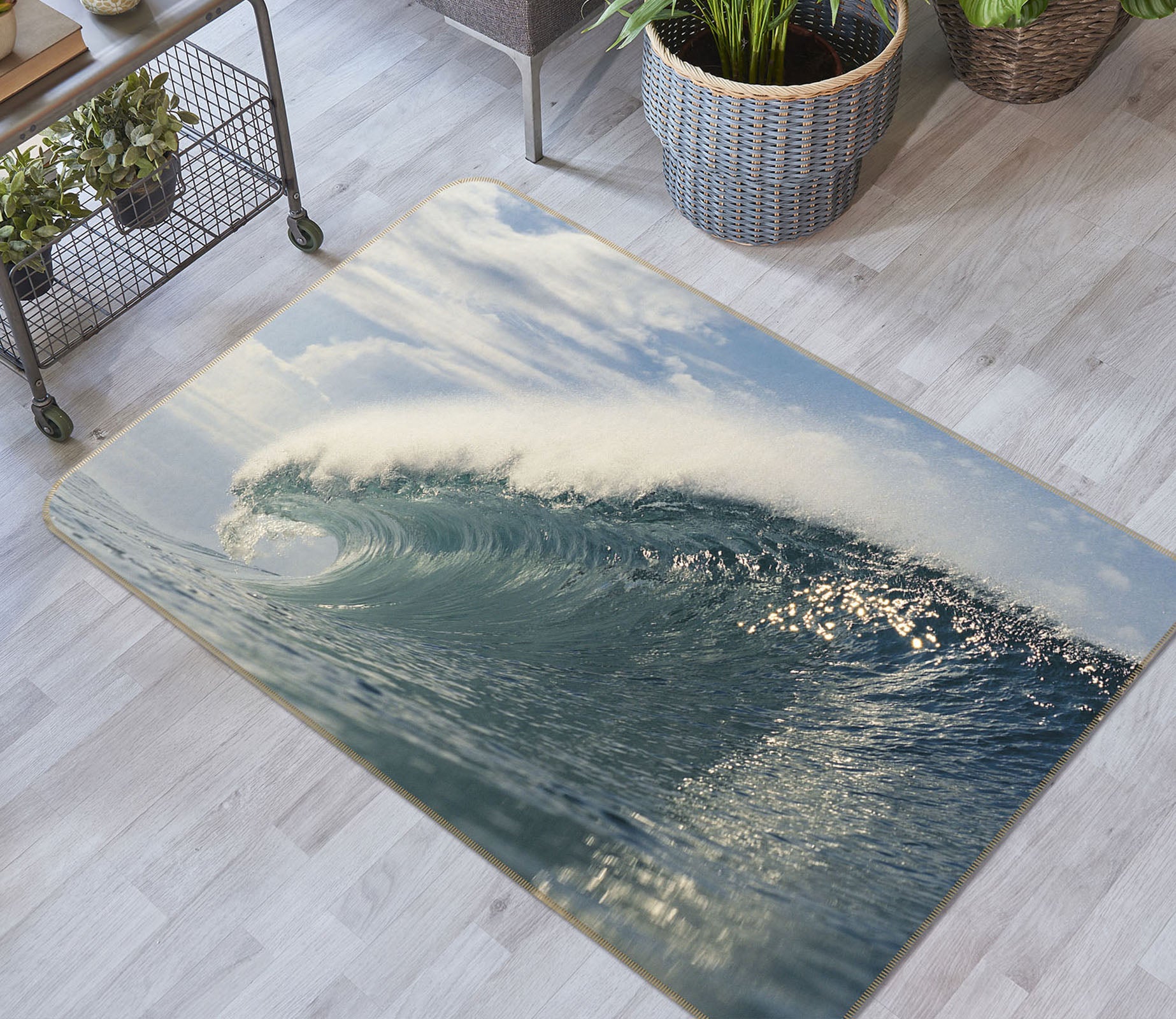3D Waves 36001 Non Slip Rug Mat