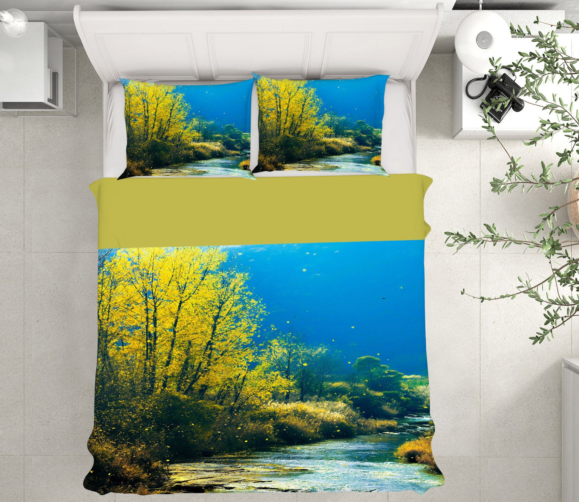 3D Forest 16075 Bed Pillowcases Quilt
