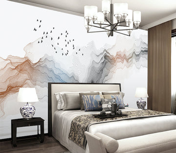3D Color Waves WG191 Wall Murals