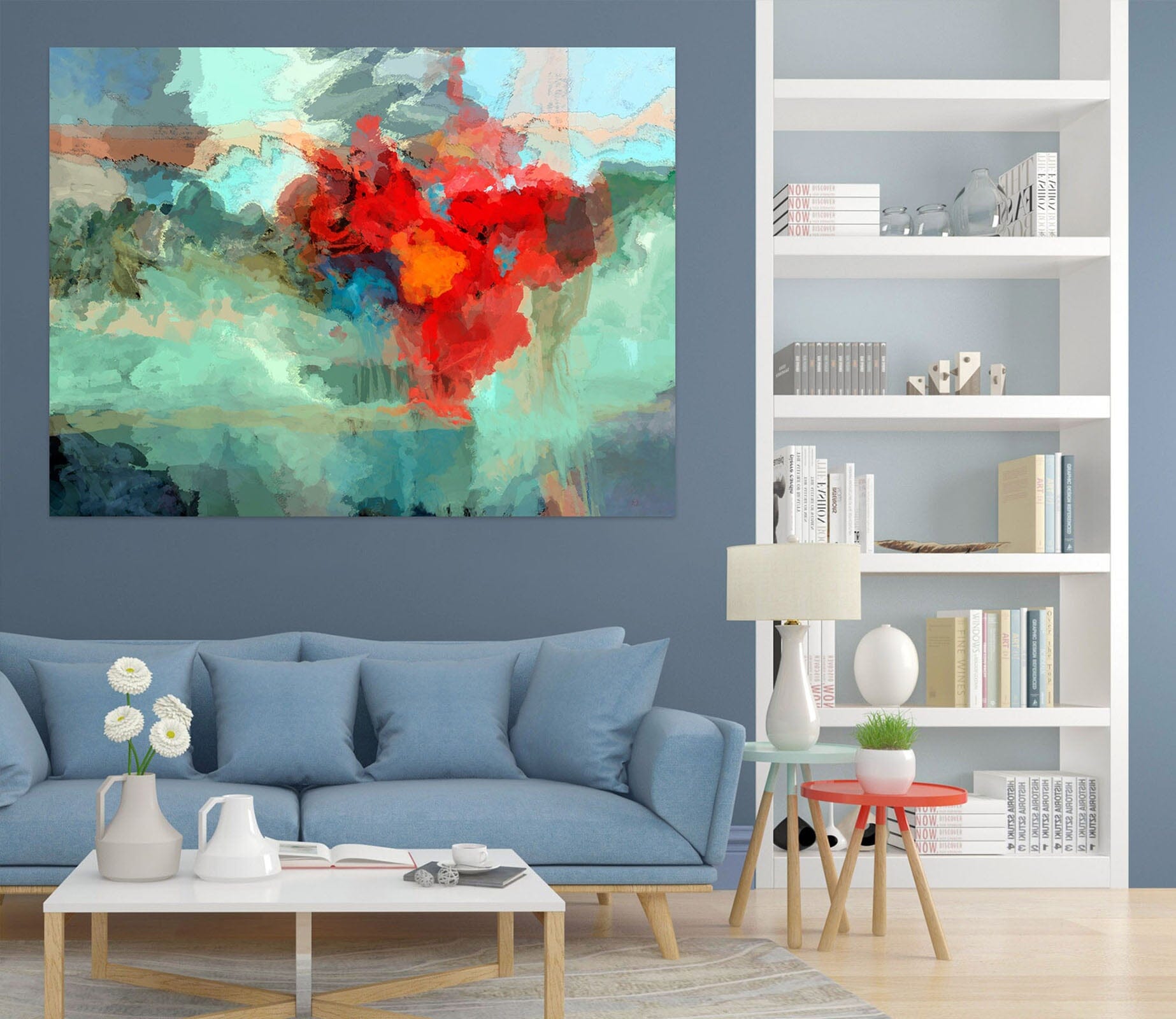 3D Red Flame 042 Michael Tienhaara Wall Sticker Wallpaper AJ Wallpaper 2 