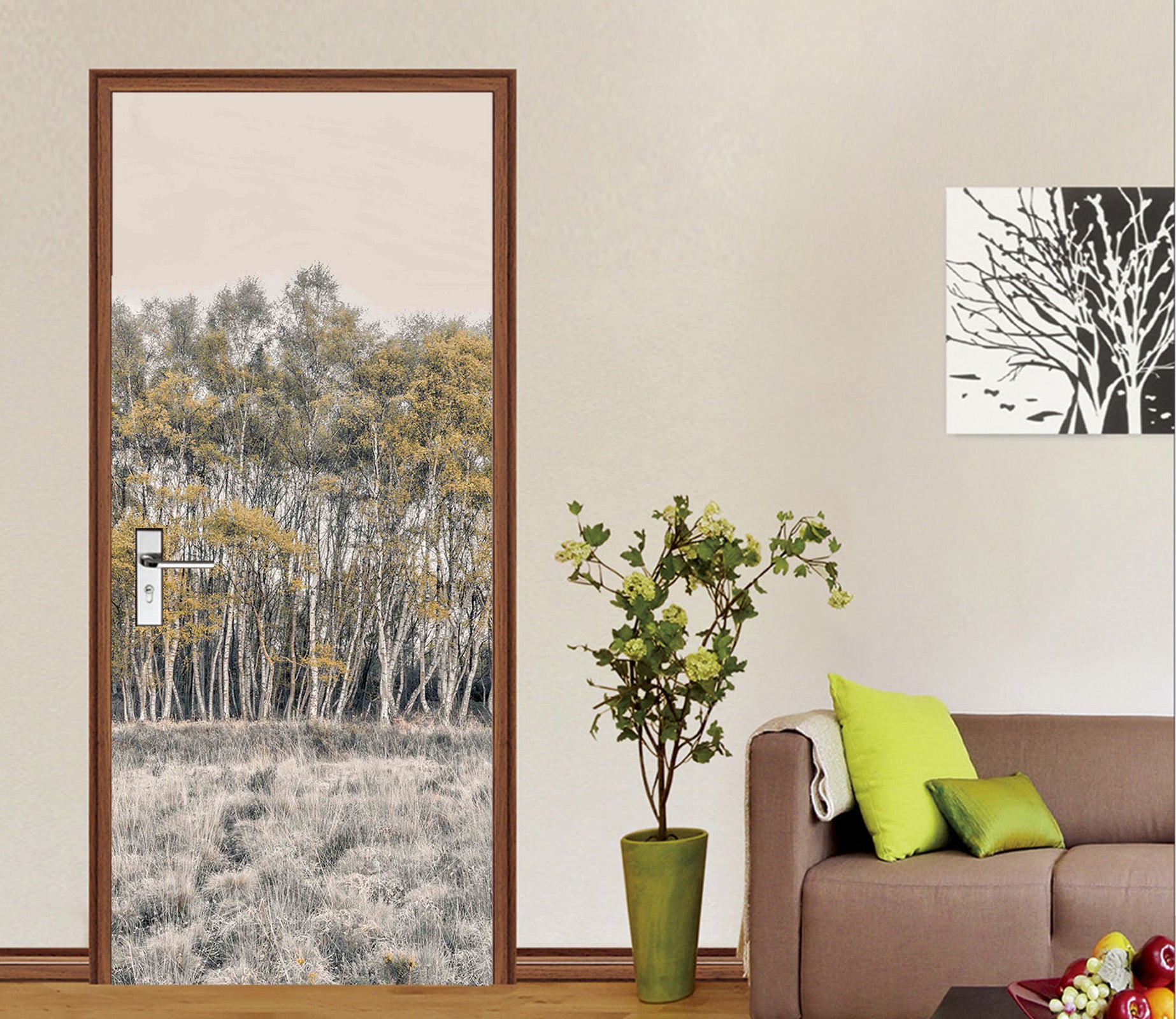 3D Forest Meadow 101219 Assaf Frank Door Mural