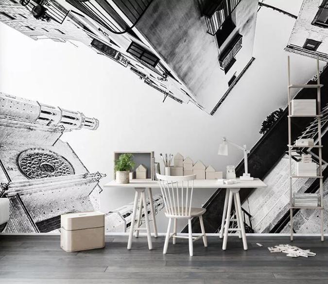 3D Geometric Lines 1177 Wall Murals Wallpaper AJ Wallpaper 2 