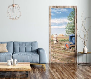 3D Arable Land 10388 Trevor Mitchell Door Mural