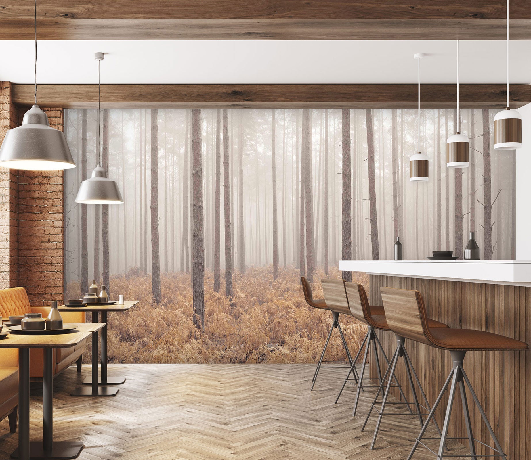 3D Forest Meadow 6290 Assaf Frank Wall Mural Wall Murals