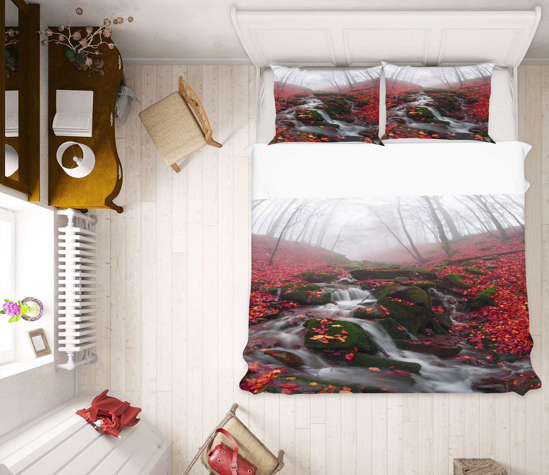 3D Water Stone 15108 Bed Pillowcases Quilt